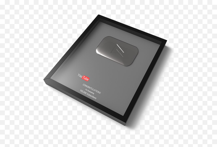 Silver Play Button Png Image Mart - Silver Play Button Png,You Tube Png