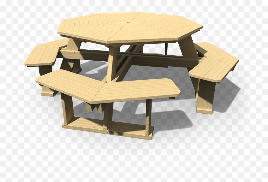 5u0027 Wood Picnic Table With Attached Bench Seats U2014 Patiova Png Icon