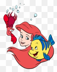 Sebastian Ariel Flounder - Flounder And Ariel Png,Flounder Png