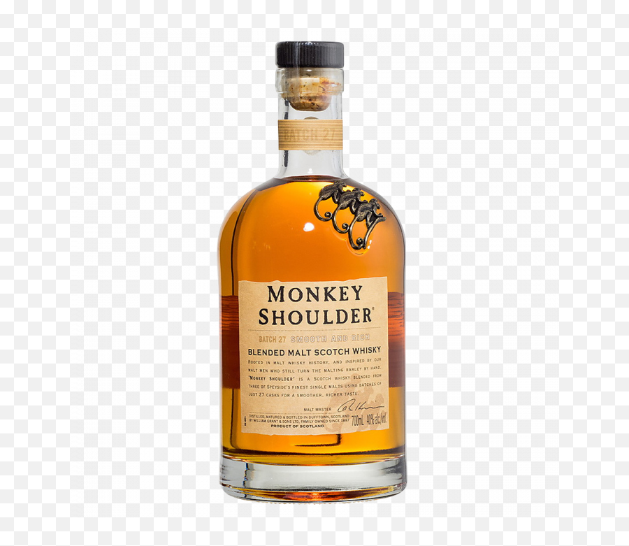 Monkey Shoulder Scotch Whisky 700ml - Monkey Shoulder Whiskey Png,Whiskey Png