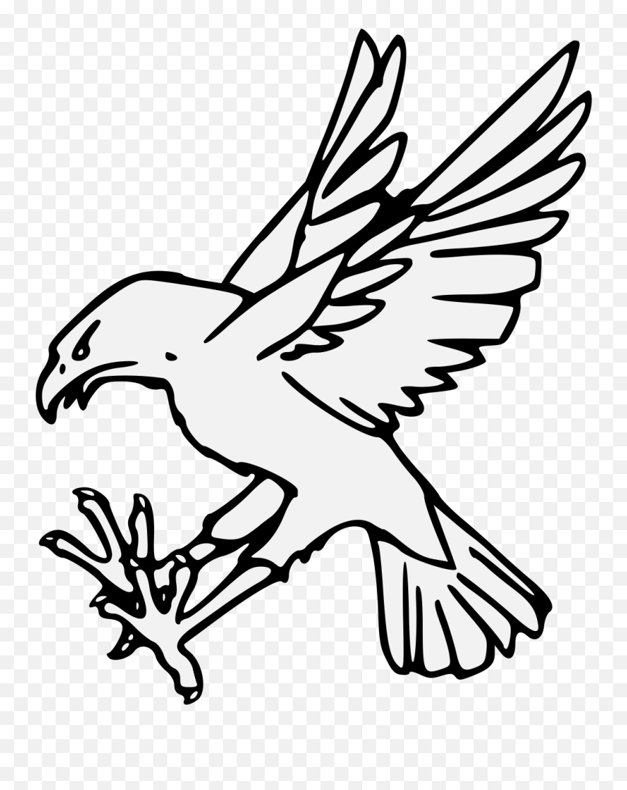 Pdf - Heraldic Falcon Clipart Full Size Clipart 1010529 Falcon Png Drawing,Falcon Png