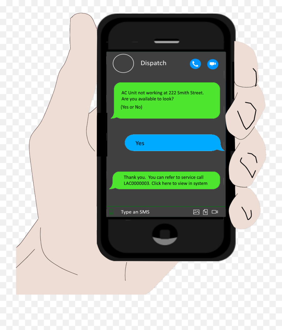 Sms Central Allows People In The Field To Send Pictures And - Cartoon Cell Phone Texts Png,No Cell Phone Png