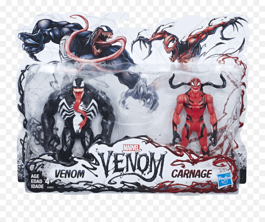 Hasbro Unveils New Marvel Legends Venom And Carnage Figures - Venom Figure 2018 Png,Venom Transparent