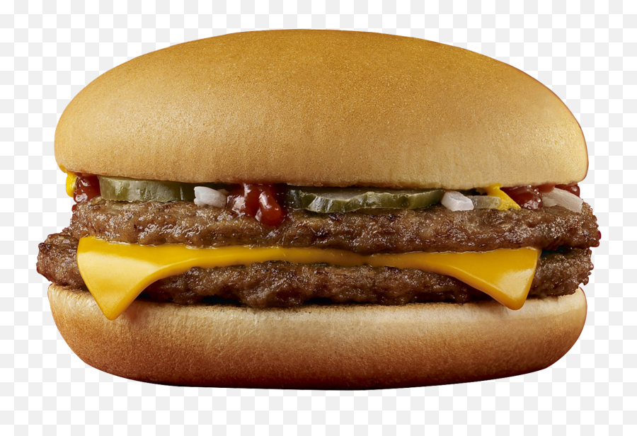 Cheeseburger Hamburger Fast Food - Mcdonalds Burger Png,Mcdonalds Png
