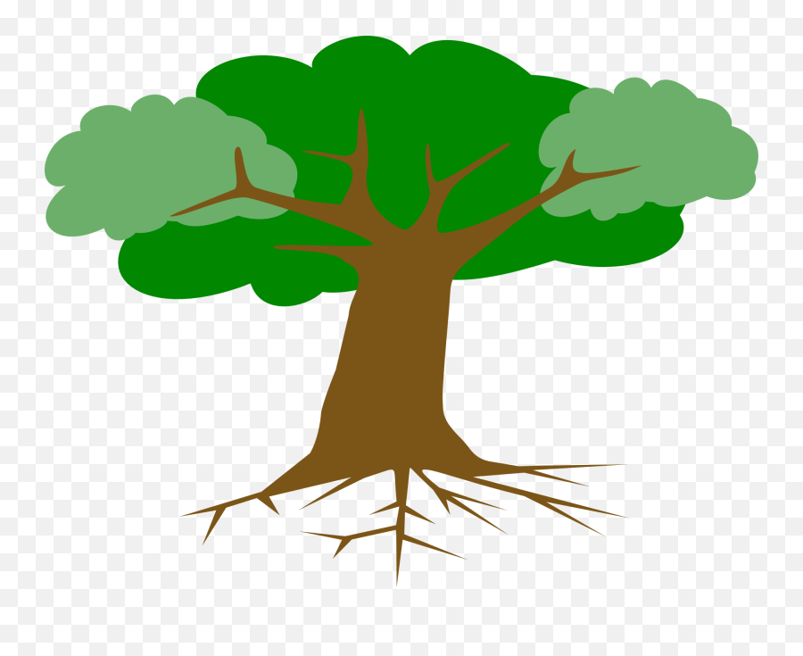 Tree Roots Leaves Cross - Trees With Roots Clipart Png,Tree Roots Png