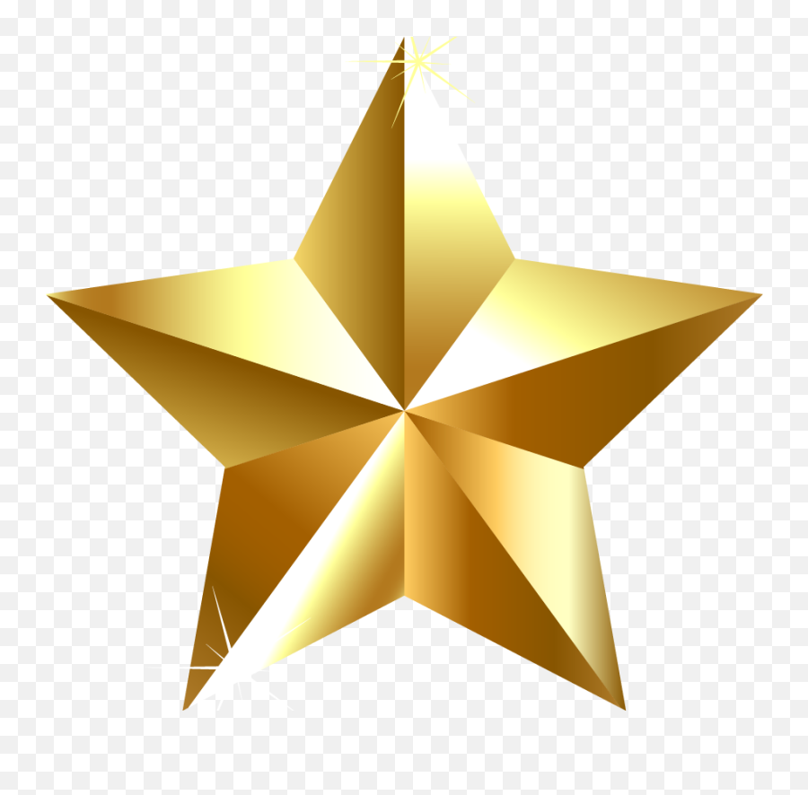 Gold Star Clip Art - Gold Star Clip Art Clear Background Png,Gold Star Transparent