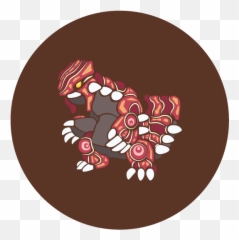 Groudon Button Izel Studios - Circle Png,Groudon Png