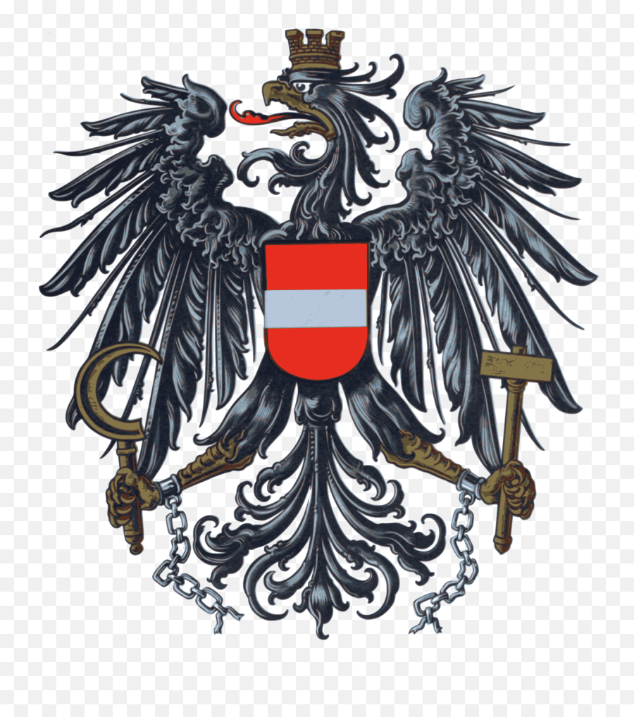 Coat Of Arms Austria - Austria Coat Of Arms Png,Hammer And Sickle Transparent Background