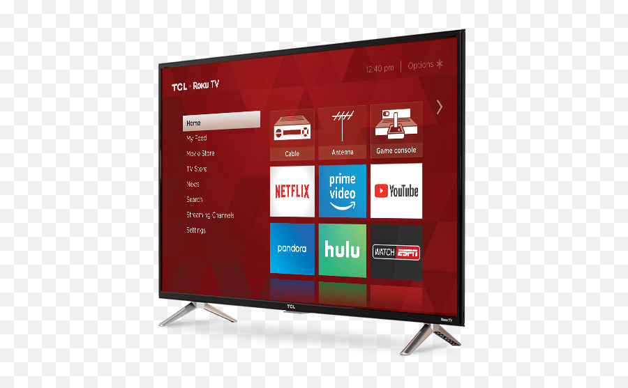 28 Hd Smart - Tv With Roku Rental 40 Tv Tcl Png,Smart Tv Png