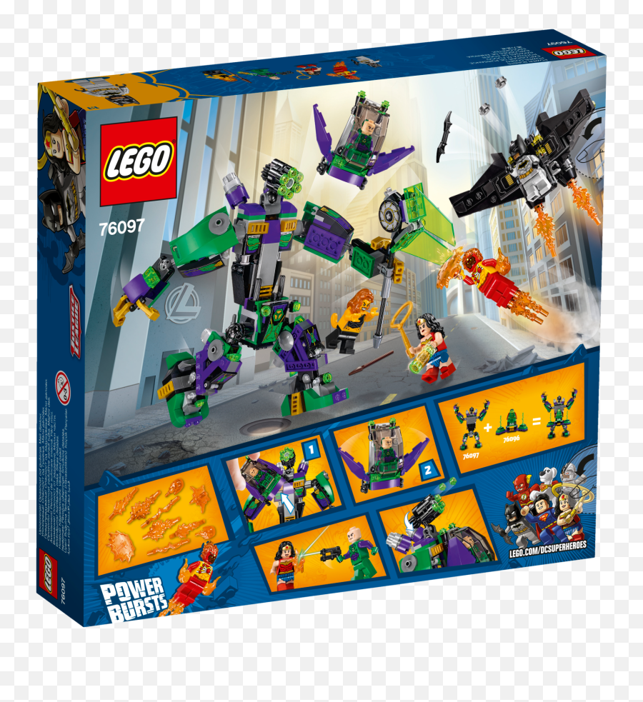 Lego Lex Luthor Mech Takedown - 76097 Lex Luthor Lego Set Png,Lex Luthor Png