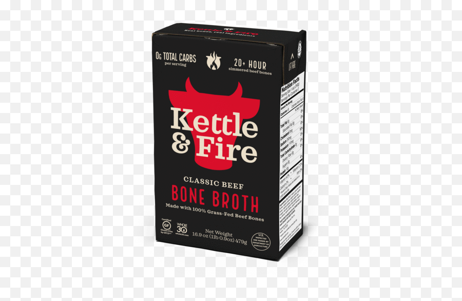 Beef Bone Broth - Kettle And Fire Beef Bone Broth Png,Bone Transparent
