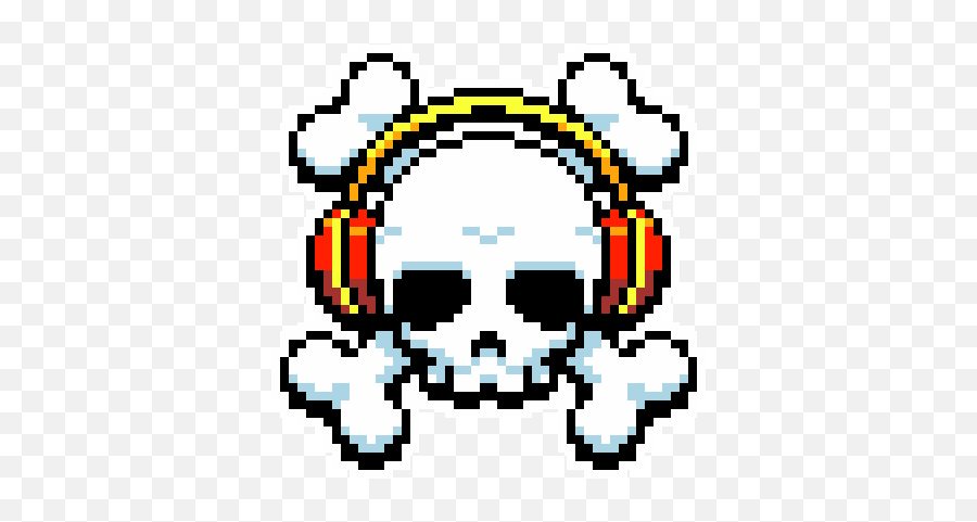 Pixel Dj Soft Skull Headphones 400 X 400 Pixel Png Dj Headphones Png 