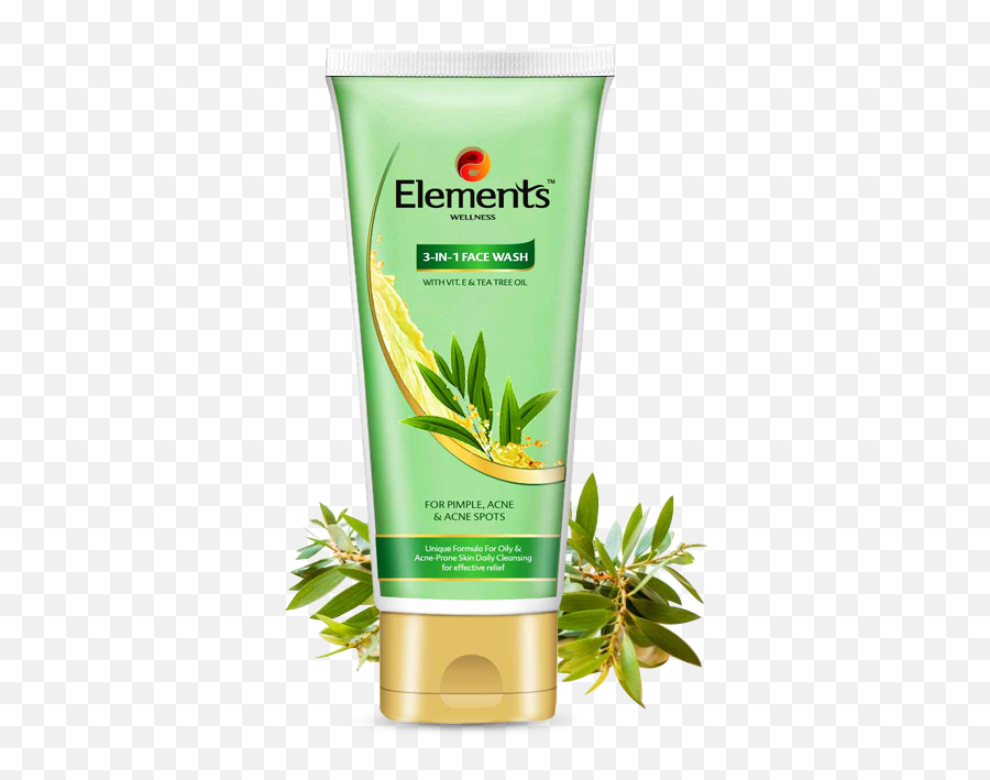 Elements 3 In 1 Face Wash Anti Acne X Tube - Elements 3 In 1 Face Wash Png,Pimple Png