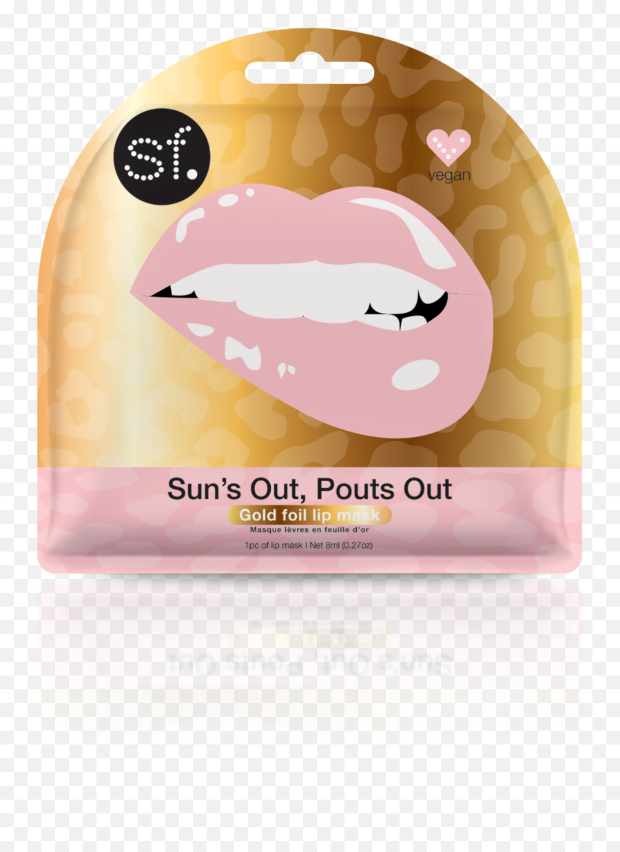 Skin Forum Gold Foil Lip Mask - Lips Png,Gold Lips Png