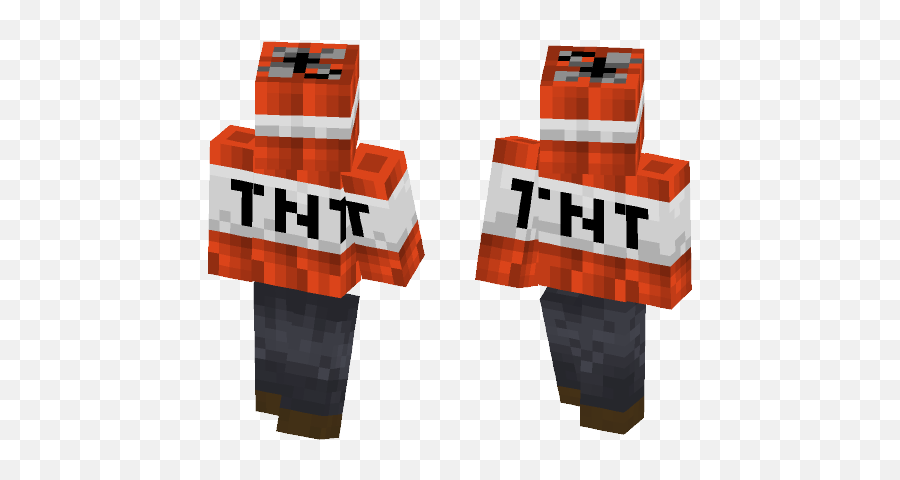 Download Tnt Skin Minecraft For - Tnt Skin Minecraft Png,Minecraft Tnt Png
