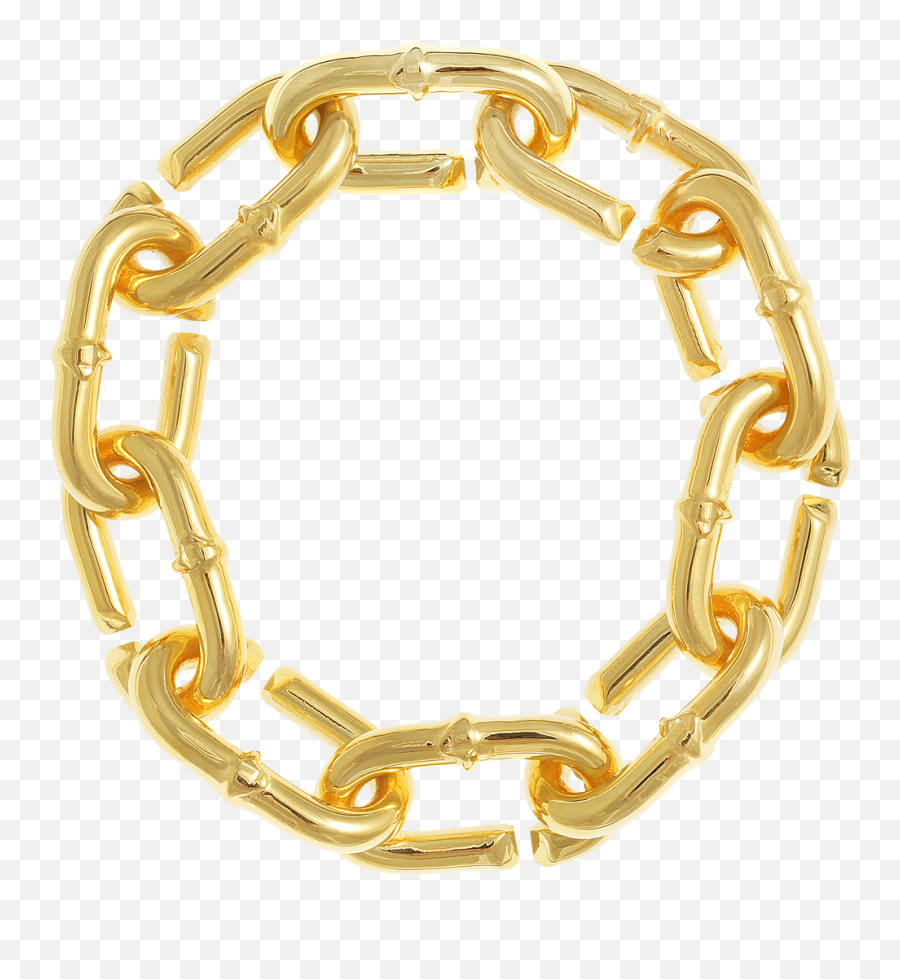 Rapper Chains - Gold Circle Chain Png,Chain Circle Png