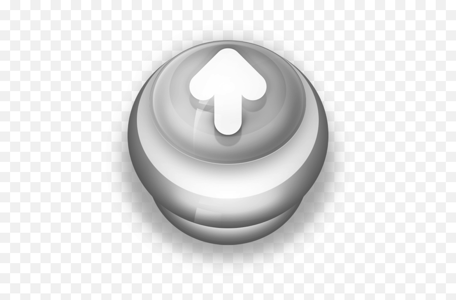 Button Grey Arrow Up Icon Pushdown Buttons Iconset - Icon Png,Png Buttons