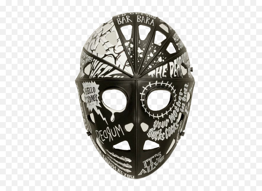 Jason Mask With Horror Quotes - Goaltender Mask Png,Jason Mask Png
