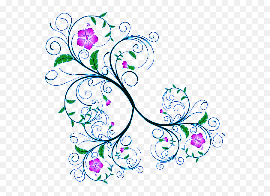 Ornamentos Decorativos Vectorizados Png - Flower Designs For Photoshop,Ornamentos Png