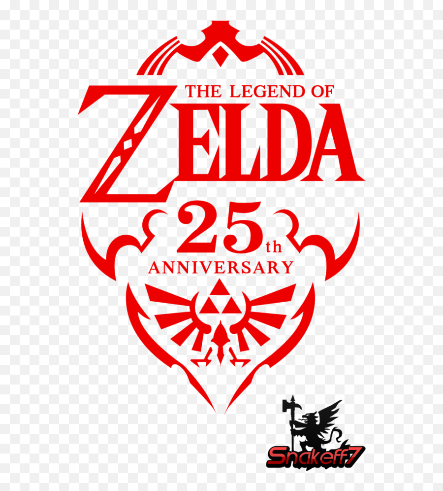Pin - Legend Of Zelda 25th Anniversary Special Orchestra Cd Png,25th Anniversary Logo
