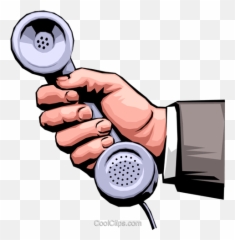 Hand Holding Phone Royalty Free Vector Clip Art Illustration - Handphone png