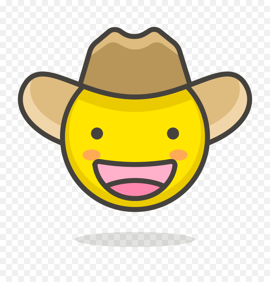 Cowboy Hat Face Emoji Clipart Free Download Transparent - Palace Of Auburn Hills Seating Png,Cowboy Hat Transparent