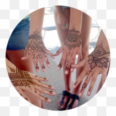 Henna Tattoo - Hut HD Png Download Original Size Hand