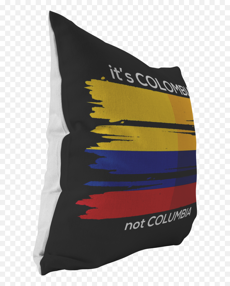 Colombia Pillow - Colombian Flag Travel Vacation Souvenir Pillow Cushion Png,Colombian Flag Png