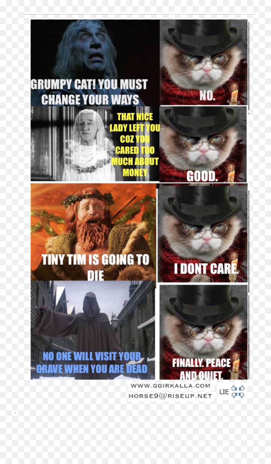 Grumpy Carol Cat Know Your Meme - Memes Clean Grumpy Cat Clean Png,Grumpy Cat Png