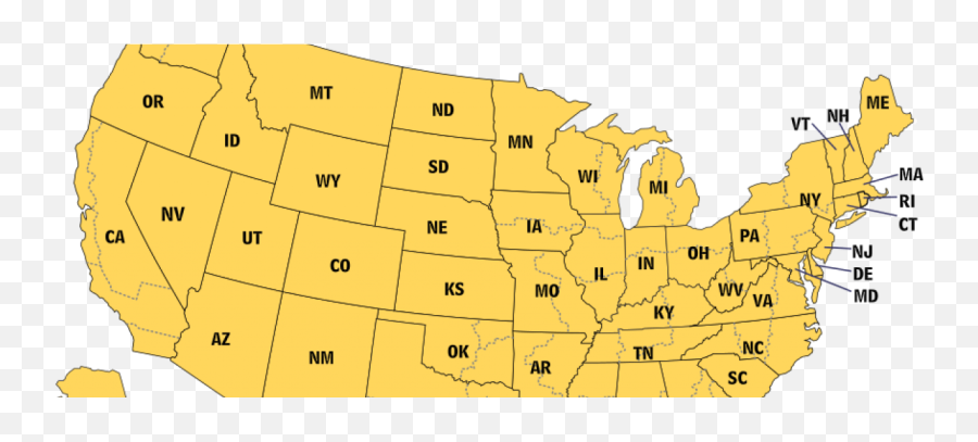 Have A Credential From Another State Sfusd - Medicare Advantage Map 2020 Png,United States Map Png