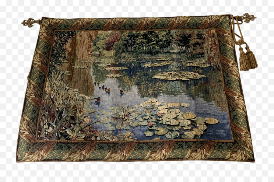 Monet - Style Watercolor Tapestry Tapestry Png,Tapestry Png