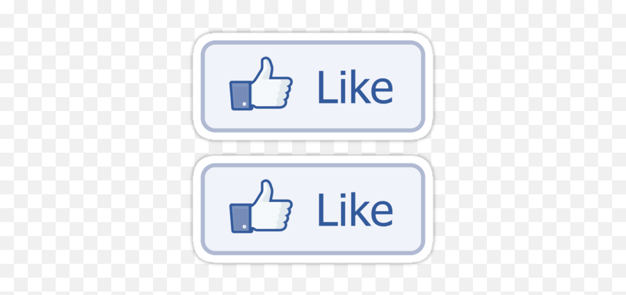 Facebook Like Button Sticker - Me Gusta Facebook Png,Facebook Like Button Png