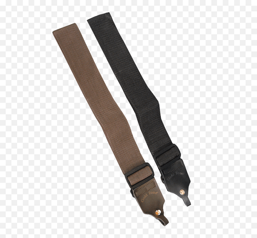 Banjo Reim Cloth Strap W Leather Tabs Gold Tone Brun - Leather Png,Banjo Png