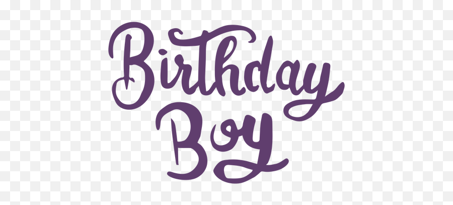 Birthday Boy Lettering - Transparent Png U0026 Svg Vector File Birthday Boy Text Png,Boy Png