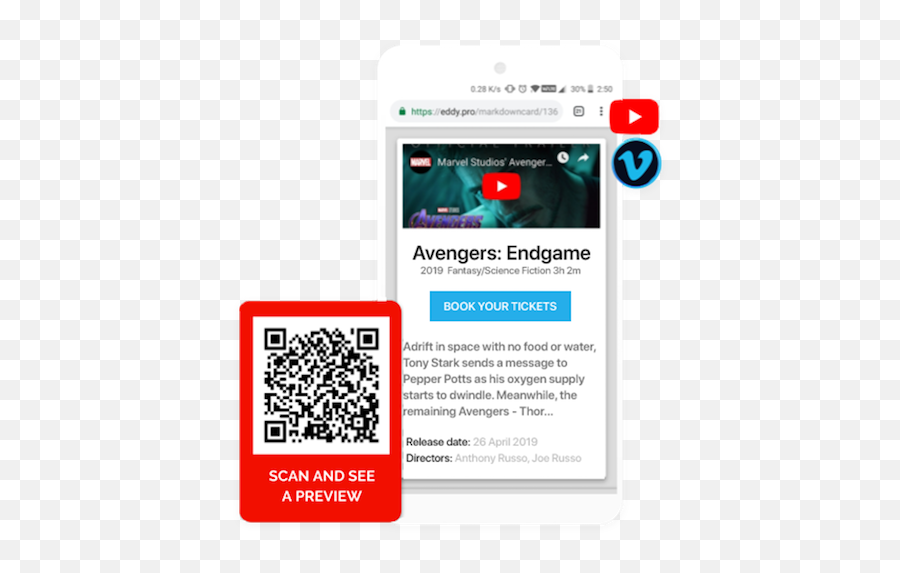Leverage Qr Codes For Print Media To Create Dynamic User - Qr Code For Videos Png,Magazine Barcode Png