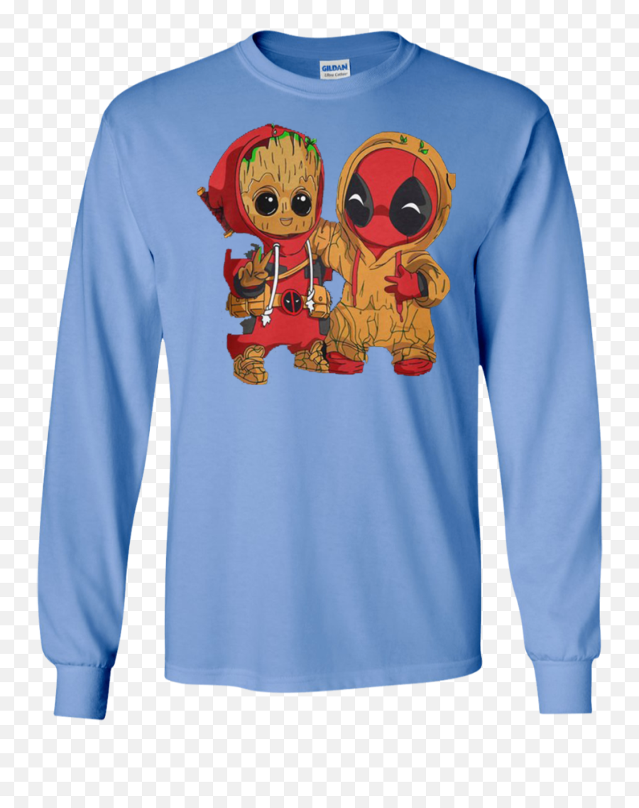 Baby Groot Png - Baby Groot And Deadpool Sweatshirt Hoodie T Shirt Girls Anime,Baby Groot Png