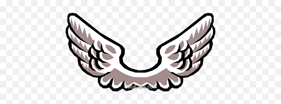 Angelu0027s Wings Royalty Free Vector Clip Art Illustration - Engelsflügel Clipart Png,Wings Vector Png