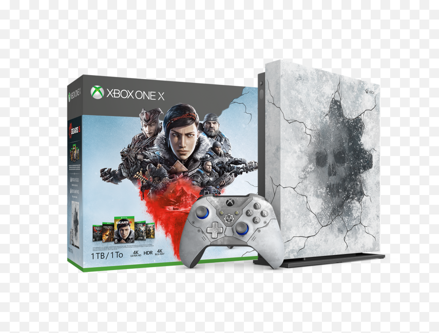 Gears 5 Xbox One X Limited Edition Announced Alongside Lots - Xbox One X Gears Of War 5 Png,Gears Of War 4 Png