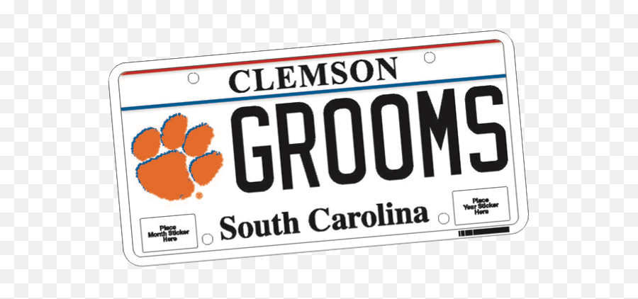 Clemson World Magazine Personalize Your License Tag - Benson Honda Png,Clemson Png