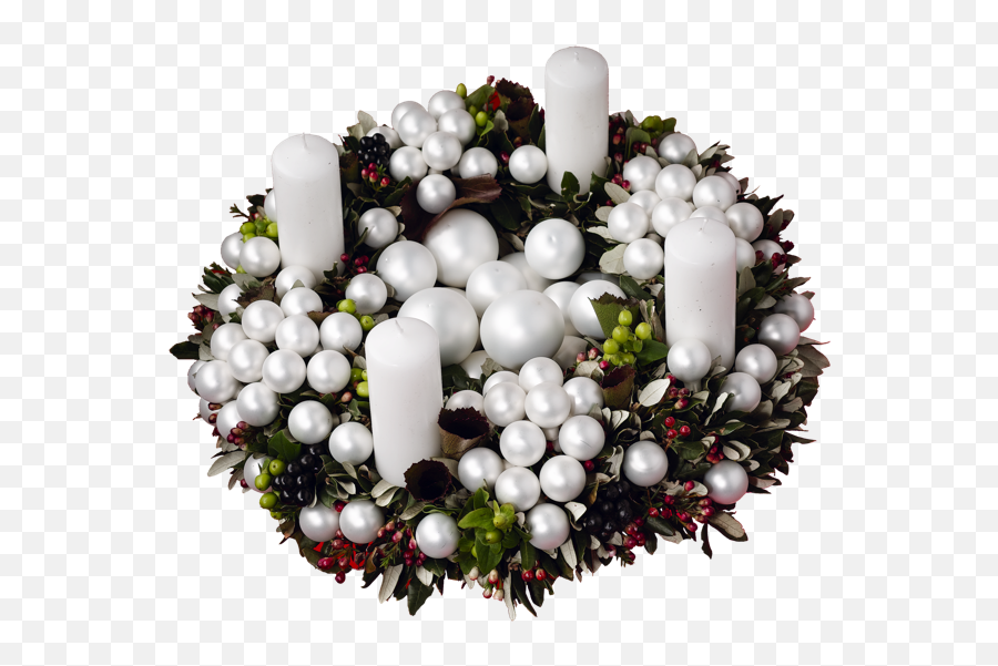 Modern Advent Wreath Interflora Belgiu 148329 - Png Couronne De L Avent Moderne,Advent Wreath Png