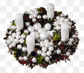 Modern Advent Wreath Interflora Belgiu 148329 - Png Couronne De L Avent Moderne,Advent Wreath Png