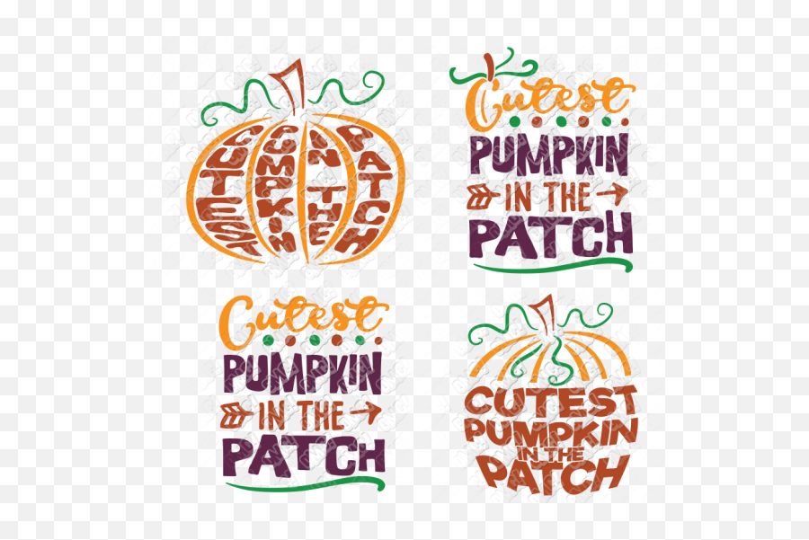 Cutest Pumpkin In The Patch Svgdxfpngjpgeps Scalable - Silhouette Cutest Pumpkin In The Patch Svg Free Png,Pumpkin Vector Png