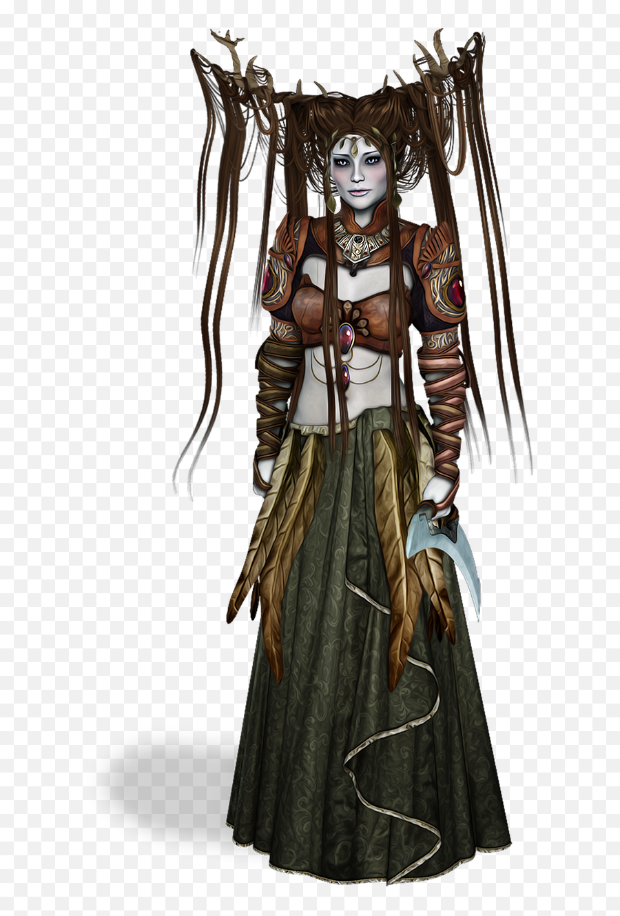 Elf Druid Fantasy Png - Female Elf Druid,Druid Png