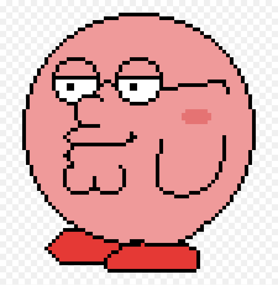 Pixilart - Kirby Griffin By Anithyng Minecraft Shrek Meme Pixel Art Png,Kirby Face Png