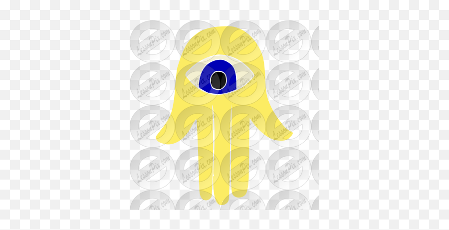 Hamsa Stencil For Classroom Therapy - Dot Png,Hamsa Png