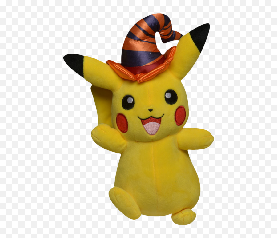 Pokemon - Pikachu With Witchu2019s Hat 8u201d Plush Stuffed Toy Png,Pokemon Hat Png