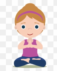 Girl - Meditationpng24600x900 Girl Meditating Png,Girl Sitting Png