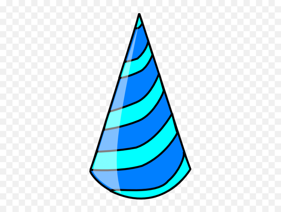 Birthday Hat Clipart Free - Blue Party Hat Clip Art Png,Birthday Hats Png
