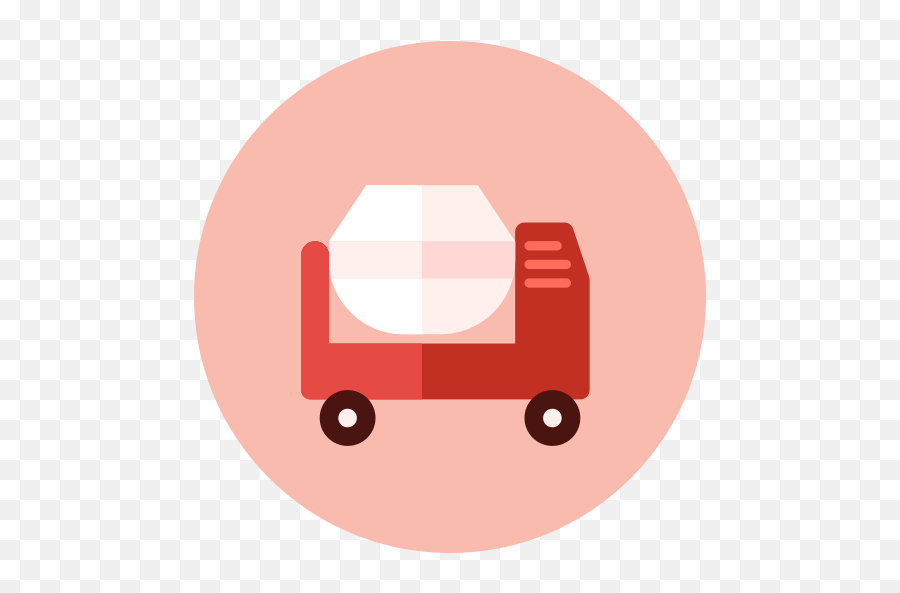 Cement Mixer Free Icon Of Kameleon Red - Vertical Png,Cement Icon