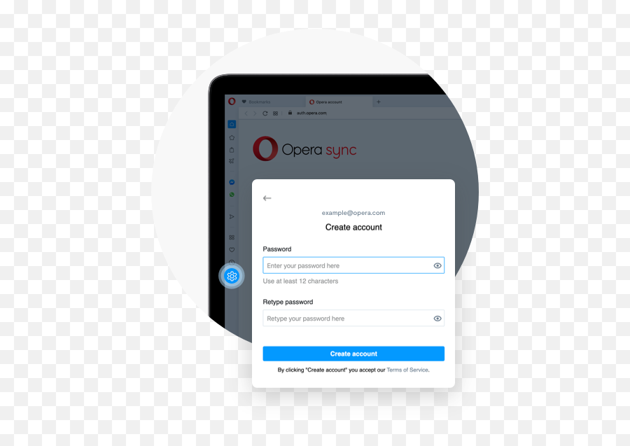 Sync Browsing Data In The Opera Browser - Como Ver El Historial En Opera Png,Sync Icon Android